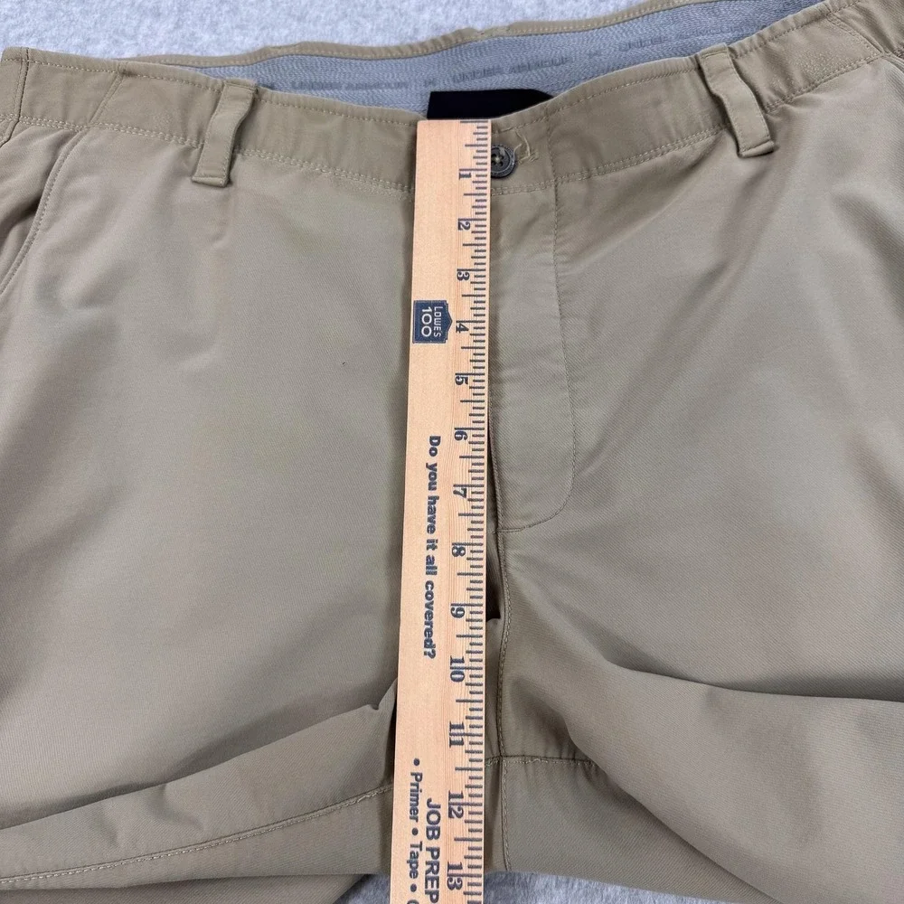 Under Armour Match Play Golf Pants Mens 40x32 Beige Stretch Loose Chino Preppy